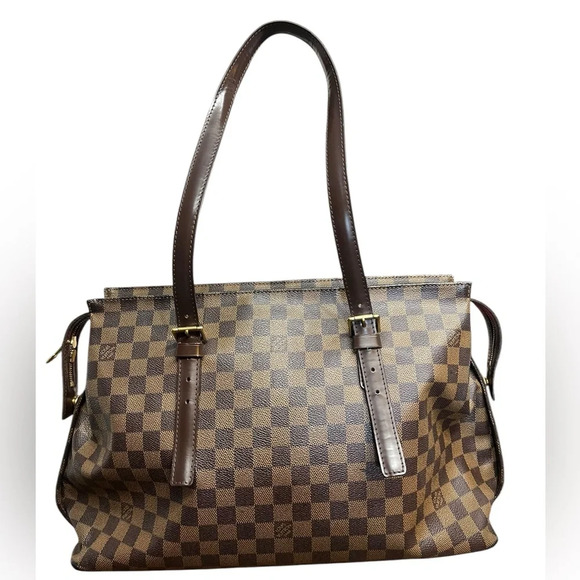 Louis Vuitton Damier Ebene Chelsea Tote / Shoulder bag with certificate - Picture 2 of 10